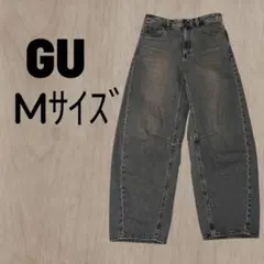 GU ジーユー バレルレッグジーンズ M