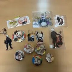 爆豪勝己 缶バッジ　アクスタ　キーホルダー