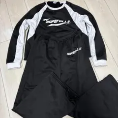 HOPEFULLY 上下セット ブラック