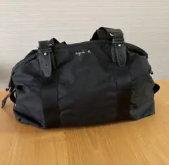 美品✨アニエスベー ボヤージュ ボストンバッグ 2way 南京錠 ナイロン 黒 2way ボストンバッグ RAT01B－02 ｜agnès b. VOYAGE FEMME