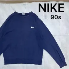 90s ナイキ 銀タグ スウェット 刺繍ロゴ ストリート アメカジ フェード