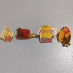 マクドナルド キャラクターピンバッジセット,LAKERS 1994-95年
