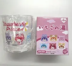 いちごの湯マスコット入り！アクリル コップ Strawberry Soda