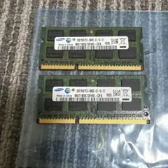 2GB PC3 8500S Samsung メモリ 2枚セット中古のサムネイル