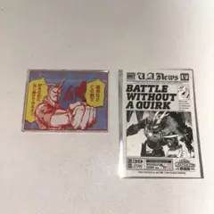 僕のヒーローアカデミア 原画展名言アクリルバッジ　ステッカー オールマイト