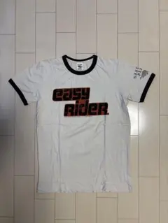 新品トイズマッコイ イージーライダー リンガーTシャツ アイボリー 茶リブ Mのサムネイル