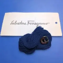 【新品未使用】Salvatore Ferragamo　シルバーボタン
