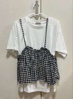 サマンサモスモス　ビスチェセットTシャツ　オフホワイト