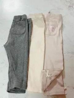 80cm プティマイン　ユニクロ　ボトムセット