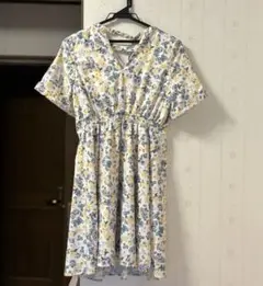 jouetie 花柄　ミニワンピース　ジュエティ　白