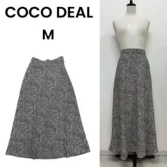 【COCO DEAL】ココディール M ロングスカート 総柄 マキシ丈