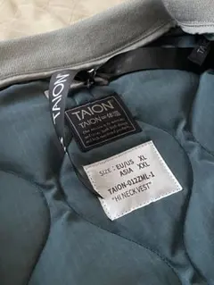 TAION タイオン スタンドカラーダウンベスト