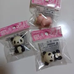 IWAKOおもしろ消しゴムセット パンダ・ブタ