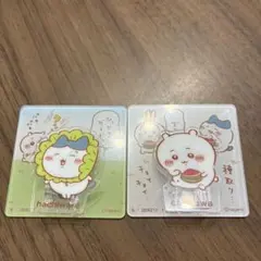 ちいかわ アクリルシーンクリップ ちいかわ&ハチワレ 2点セット