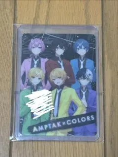AMPTAK×COLORS Summer!!ver. まねきねこ ブロマイド ぷりっつ あっきぃ ブロマイド ポストカード AMPTAKxCOLORS アンプ
