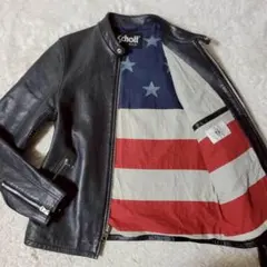 Schott3111027 RIDERSラムシングルレザーライダースジャケットS - メルカリ