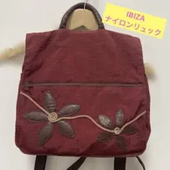 未使用 ha-na × jobs リュック ハナ・ヨブス工房 ミニリュック 花柄