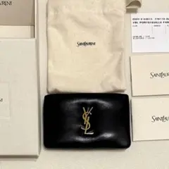 YSL Saint Laurent コインケース カードケース ラムスキン