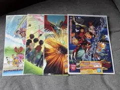一番くじ　デジモン　光と闇の衝突　クリアポスター