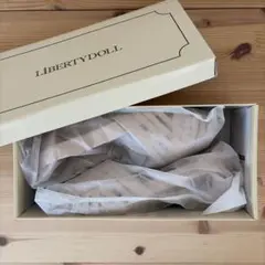 LibertyDoll 編み込みフラットサンダルミュールサンダル アイボリー Sのサムネイル
