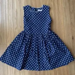 【エンゼルスター 】ドット柄 ノースリーブワンピースのサムネイル