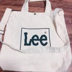 Lee トートバッグ ホワイト