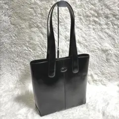 TOD'S トッズ トートバッグ レザー 黒 A4収納 可