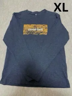 mont-bell XL ダークグレー ロングスリーブカットソー