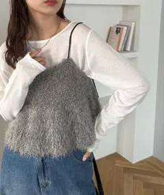 DISCOAT フェザーぺプラムビスチェ