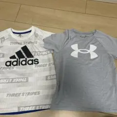adidas UNDER ARMOUR Tシャツ 2枚セット 130cm