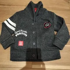 BABY DOLL フード付きパーカー 100cm グレー