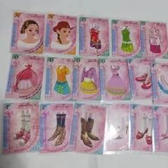 ファッション トレーディングカード 17枚セット