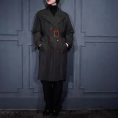 YVES SAINT LAURENT イヴサンローランベルテッドトレンチコート