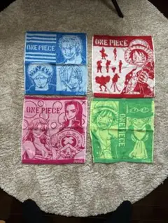ONE PIECE コカ・コーラ コラボ ミニタオル 4枚セットのサムネイル