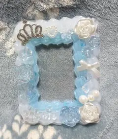 水色のホイップデコ