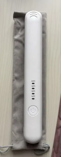 ワイヤレス　ホワイト ストレートヘアアイロン セラミック