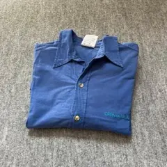 CAYMAN ISLANDS 刺繍シャツ / 魚柄 Mサイズ