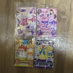 復刻アイカツ！カード セブンイレブン 4枚セット　美月　蘭　ユリカ　おとめ