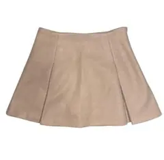 GRL インパン裏地付ボックスプリーツフレアミニスカート [mei41]