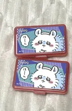 【２個セット】ちいかわ　モモンガ　シール&ケース　シール付