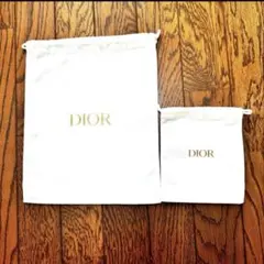 Dior 巾着袋セット 大・小　未使用のサムネイル