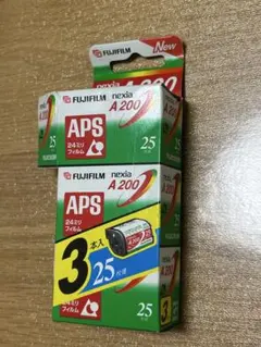 FUJIFILM nexia 400 APSフィルム 25枚入×3本 - メルカリ