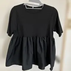 COCA ブラック ペプラム 半袖 Tシャツ Sサイズのサムネイル