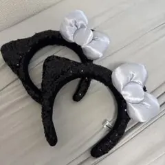 USJ カチューシャ キティ ブラック