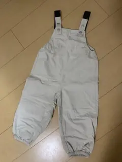 ベージュ オーバーオール