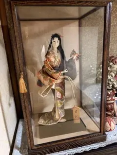 日本人形 歌舞伎 娘道成寺 ガラスケース入り - メルカリ