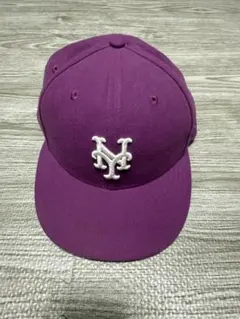 NEW EAR ニューヨークメッツ　キャップ紫