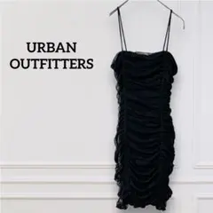 レア✨URBAN OUTFITTERS キャミワンピース　レース　ミニ　黒