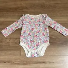 baby GAP 花柄 長袖ボディスーツ 12-18ヶ月用
