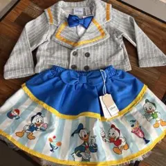 【美品】Disney ドナルド キッズ セットアップ 70cm